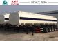4 Axles 50000 Liters Fuel Tank Semi Trailer 50 Tons Carbon Steel Q345B