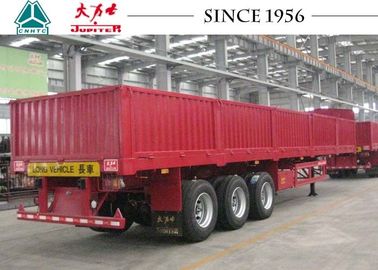3 Axles 40 FT Flatbed Trailer 30 Tons Payloads With Airbag Suspension