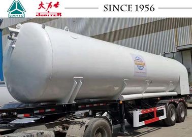 Vacuum Insulation 20000L LCO2 Tanker Trailer / Storage Tanker Spring Suspension
