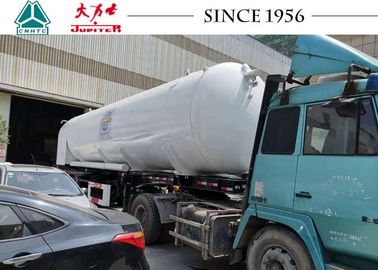 Vacuum Insulation 20000L LCO2 Tanker Trailer / Storage Tanker Spring Suspension
