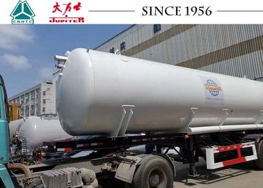 Vacuum Insulation 20000L LCO2 Tanker Trailer / Storage Tanker Spring Suspension
