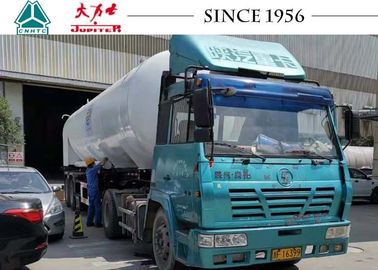Vacuum Insulation 20000L LCO2 Tanker Trailer / Storage Tanker Spring Suspension